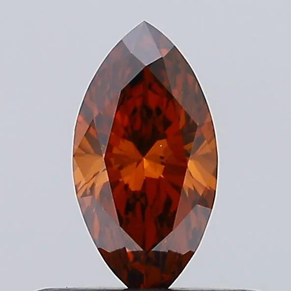 0.33ct Marquise Lab Grown Diamond (Colour Fancy Vivid Orange, Clarity VVS2, IGI Certified)