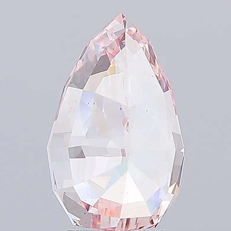 0.33ct Pear Lab Grown Diamond (Colour Fancy Vivid Pink, Clarity VS1, Uncertified)