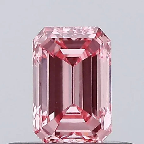 0.34ct Emerald Lab Grown Diamond (Colour Fancy Intense Pink, Clarity VVS2, Cut VG, Uncertified)