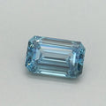 0.34ct Emerald Lab Grown Diamond (Colour Fancy Vivid Blue, Clarity VS1, IGI Certified)