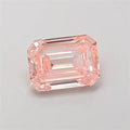 0.38ct Emerald Lab Grown Diamond (Colour Fancy Vivid Pink, Clarity VS1, Uncertified)