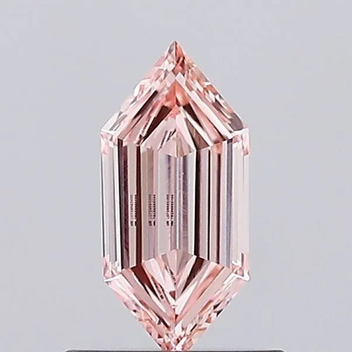 0.40ct Hexagonal Lab Grown Diamond (Colour Fancy Intense Pink, Clarity VS1, IGI Certified)