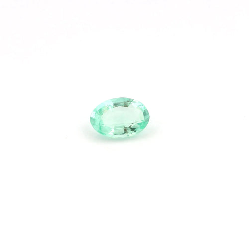 0.40ct Oval Natural Emerald (Colour Green, Clarity Slightly Included, Cut Faceted)