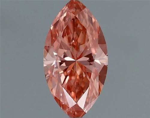 0.41ct Marquise Lab Grown Diamond (Colour Fancy Vivid Pink, Clarity VS2, IGI Certified)