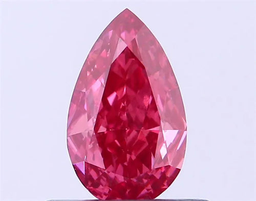 0.41ct Pear Lab Grown Diamond (Colour Fancy Vivid Pink, Clarity VS2, Uncertified)