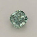 0.42ct Cushion modified Lab Grown Diamond (Colour Fancy Vivid Green, Clarity VS1, IGI Certified)