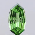 0.43ct Octagonal Lab Grown Diamond (Colour Fancy Vivid Green, Clarity VS1, IGI Certified)