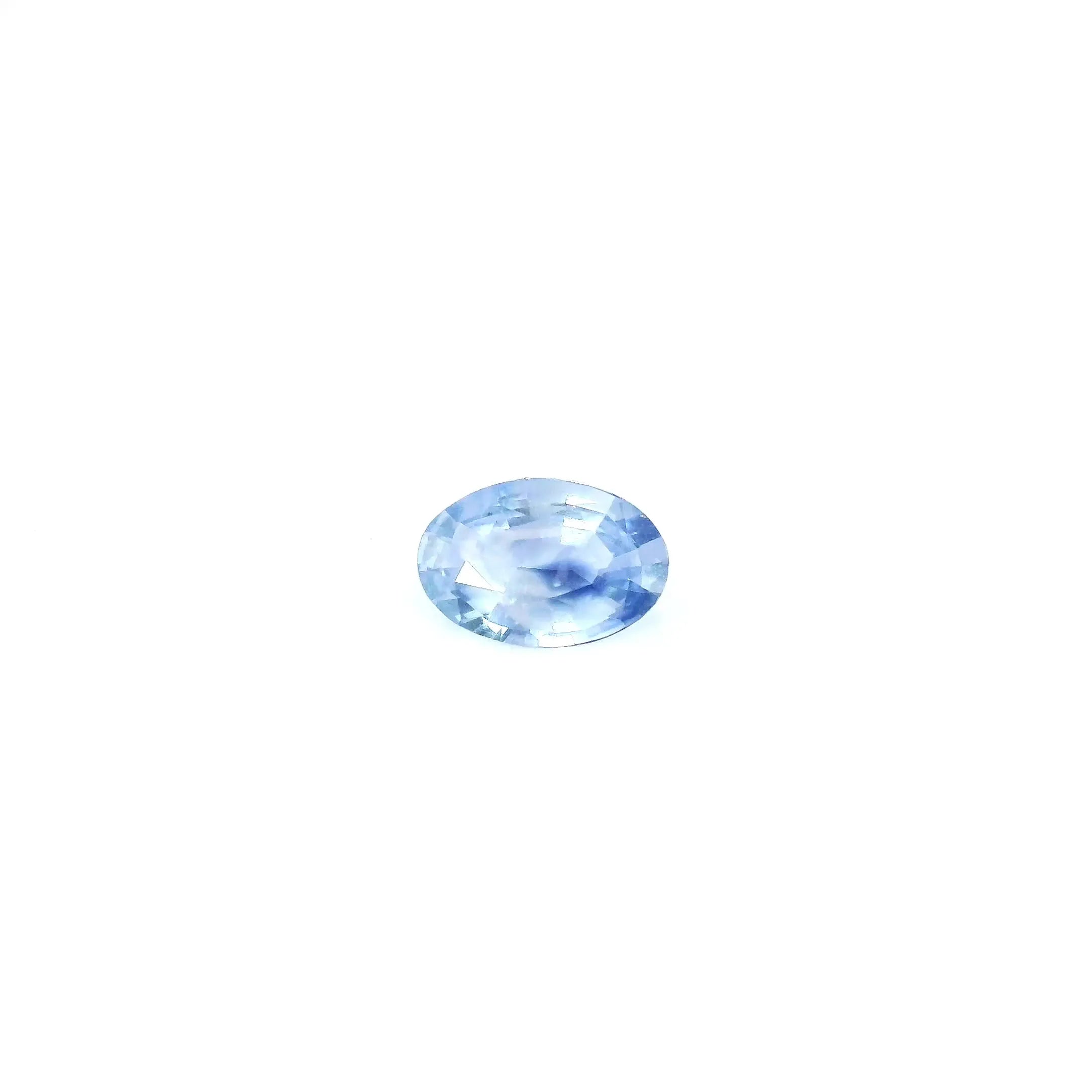 0.43ct Oval Natural Sapphire (Colour Blue, Clarity Eye Clean, Cut Faceted)