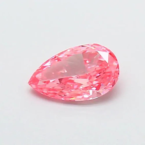0.43ct Pear Lab Grown Diamond (Colour Fancy Vivid Pink, Clarity VS1, Uncertified)