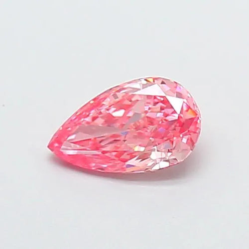0.43ct Pear Lab Grown Diamond (Colour Fancy Vivid Pink, Clarity VS1, Uncertified)