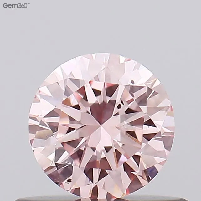 0.43ct Round Lab Grown Diamond (Colour Fancy Pink, Clarity SI1, Cut EX, Uncertified)