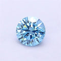 0.43ct Round Lab Grown Diamond (Colour Fancy Vivid Blue, Clarity VVS2, Cut EX, IGI Certified)