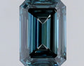 0.44ct Emerald Lab Grown Diamond (Colour Fancy Intense Greenish Blue, Clarity VS1, IGI Certified)