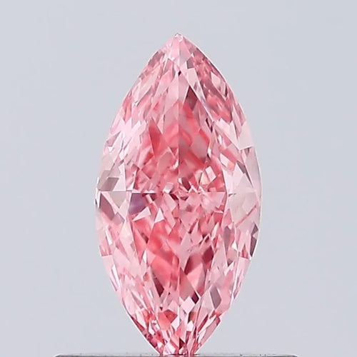 0.44ct Marquise Lab Grown Diamond (Colour Fancy Intense Pink, Clarity VVS2, Cut VG, Uncertified)