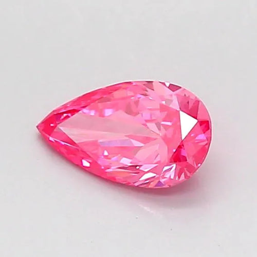 0.44ct Pear Lab Grown Diamond (Colour Fancy Vivid Pink, Clarity VVS2, IGI Certified)