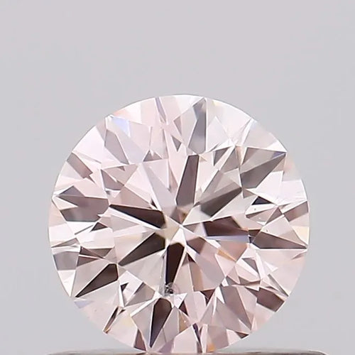 0.45ct Round Lab Grown Diamond (Colour Fancy Light Pink, Clarity SI1, Cut VG, IGI Certified)