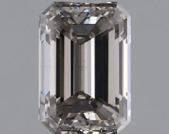 0.49ct Emerald Lab Grown Diamond (Colour Black, Clarity VS1, Uncertified)