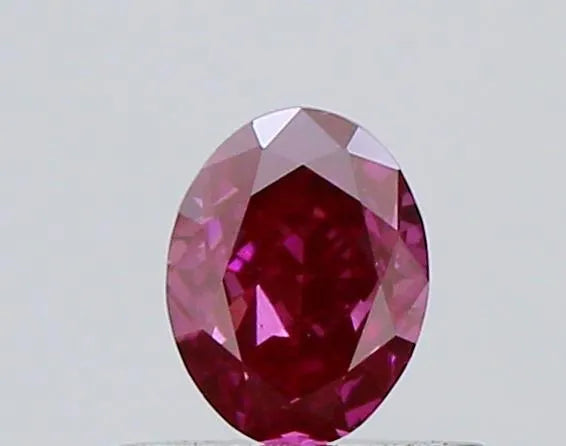 0.50ct Oval Lab Grown Diamond (Colour Fancy Deep Pink, Clarity VS2, Uncertified)
