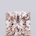 0.50ct Princess Lab Grown Diamond (Colour Fancy Light Brown, Clarity VS1, Uncertified)