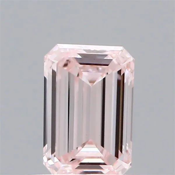 0.51ct Emerald Lab Grown Diamond (Colour Fancy Light Pink, Clarity VS1, IGI Certified)