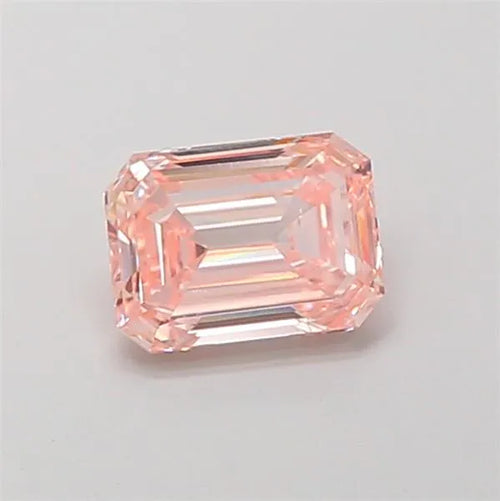 0.51ct Emerald Lab Grown Diamond (Colour Fancy Vivid Pink, Clarity VS1, Uncertified)
