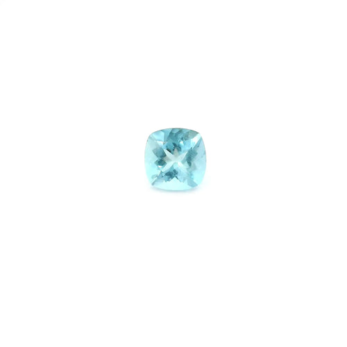 0.53ct Cushion Natural Aquamarine (Colour Blue, Clarity Slightly Included, Cut Faceted)