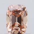 0.55ct Cushion brilliant Lab Grown Diamond (Colour Fancy Light Brown, Clarity VVS2, IGI Certified)