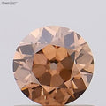 0.58ct European cut Lab Grown Diamond (Colour Fancy Brown, Clarity VS1, Uncertified)
