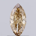 0.59ct Marquise Lab Grown Diamond (Colour Fancy Light Brown, Clarity VS1, IGI Certified)