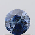 0.59ct Round Lab Grown Diamond (Colour Fancy Vivid Blue, Clarity VS1, Cut EX, Uncertified)