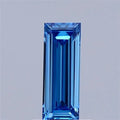 0.60ct Baguette Lab Grown Diamond (Colour Fancy Vivid Blue, Clarity VVS2, IGI Certified)