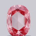 0.60ct Cushion modified Lab Grown Diamond (Colour Fancy Vivid Pink, Clarity VS1, IGI Certified)
