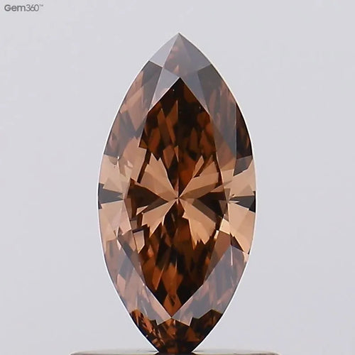 0.60ct Marquise Lab Grown Diamond (Colour Fancy Brown, Clarity VS1, Uncertified)