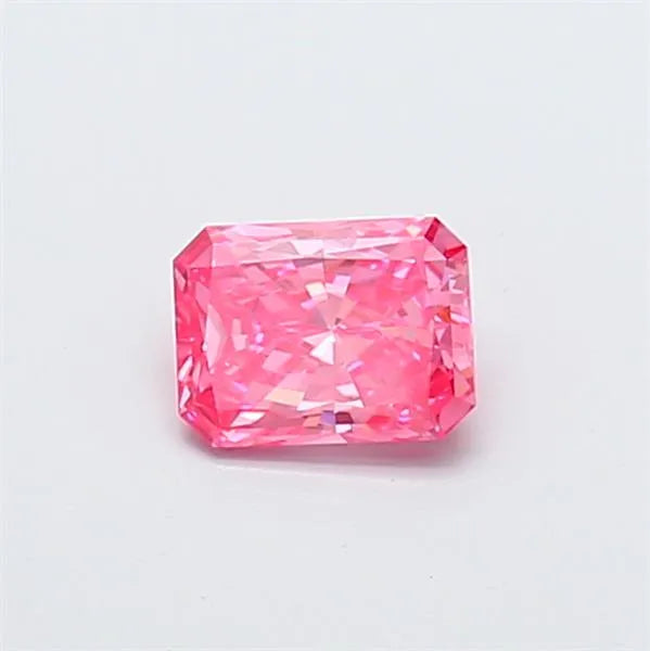 0.62ct Radiant Lab Grown Diamond (Colour Fancy Vivid Pink, Clarity VVS2, IGI Certified)