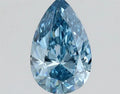 0.65ct Pear Lab Grown Diamond (Colour Fancy Vivid Blue, Clarity VS1, IGI Certified)