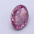 0.66ct Oval Lab Grown Diamond (Colour Fancy Vivid Pink, Clarity SI1, Uncertified)