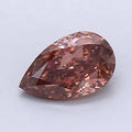 0.67ct Pear Lab Grown Diamond (Colour Fancy Vivid Brown, Clarity VS1, Uncertified)