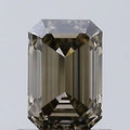 0.68ct Emerald Lab Grown Diamond (Colour Fancy Gray, Clarity VVS2, Uncertified)