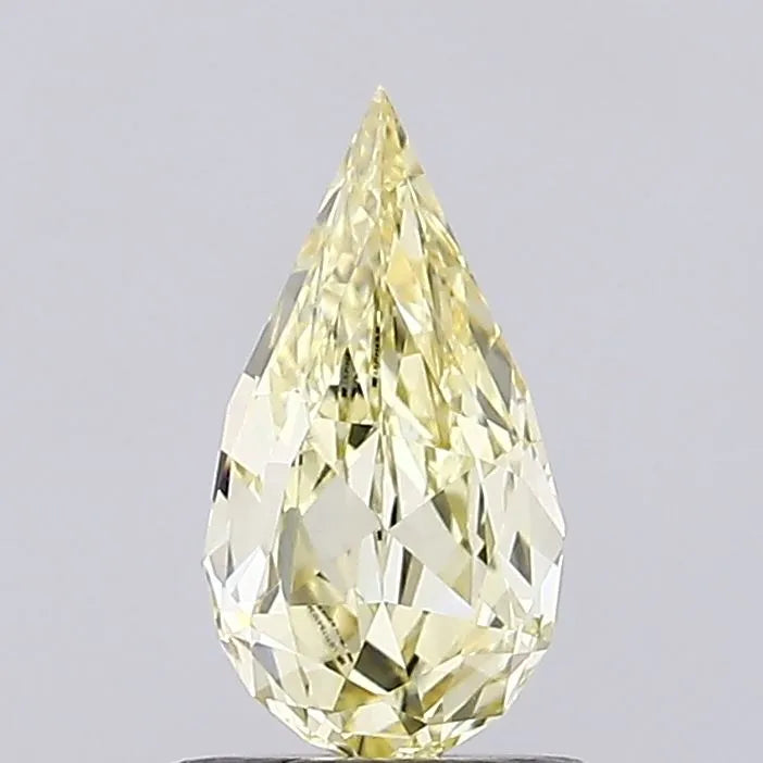 0.69ct Pear Lab Grown Diamond (Colour Fancy Yellow, Clarity VVS2, IGI Certified)