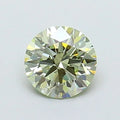 0.72ct Round Lab Grown Diamond (Colour Fancy Green, Clarity VS1, Cut ID, IGI Certified)