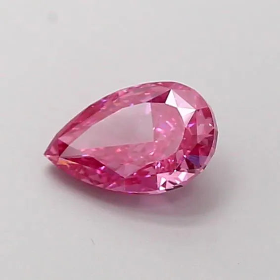 0.73ct Pear Lab Grown Diamond (Colour Fancy Vivid Purple, Clarity VS1, Uncertified)