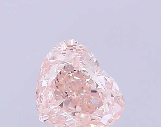 0.75ct Heart Lab Grown Diamond (Colour Fancy Light Pinkish Brown, Clarity VVS2, IGI Certified)
