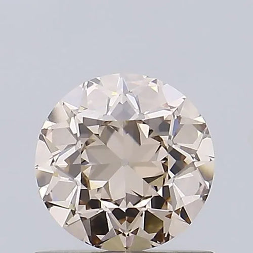 0.83ct European cut Lab Grown Diamond (Colour Fancy Light Brown, Clarity VVS2, IGI Certified)
