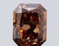 0.83ct Radiant Natural Diamond (Colour Fancy Dark Orangey Brown, Clarity VS2, GIA Certified)