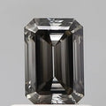 0.84ct Emerald Lab Grown Diamond (Colour Fancy Light Yellowish Gray, Clarity SI1, IGI Certified)
