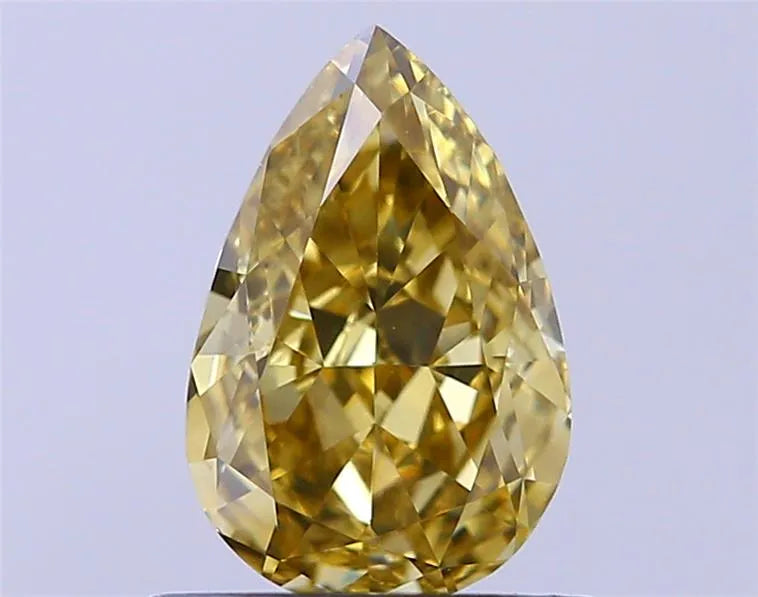 0.86ct Pear Natural Diamond (Colour Fancy Brown, Clarity VVS2, Uncertified)