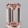 0.96ct Emerald Lab Grown Diamond (Colour Very Light Pinkish Brown, Clarity VS1, IGI Certified)