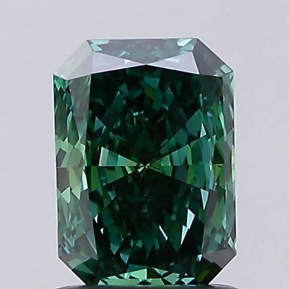 0.96ct Radiant Lab Grown Diamond (Colour Fancy Vivid Green, Clarity VS1, Uncertified)