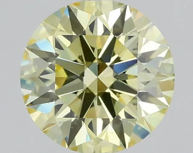 0.96ct Round Lab Grown Diamond (Colour Fancy Yellow, Clarity VS1, Cut ID, IGI Certified)