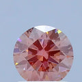 0.97ct Round Lab Grown Diamond (Colour Fancy Pink, Clarity SI1, Cut EX, Uncertified)